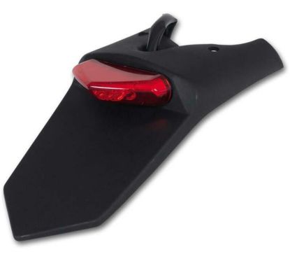 Support de plaque UFO noir feu LED