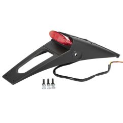 Extension de garde boue arrière POLISPORT RSP LED 2.0 noir avec feu + éclairage de plaque