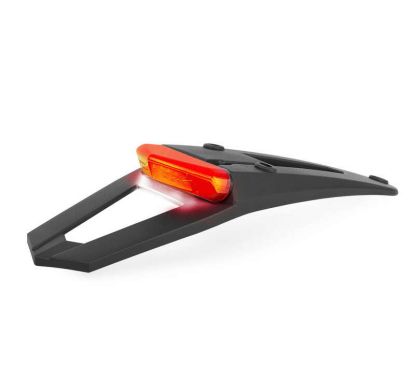 Extension de garde-boue arrière POLISPORT RSP LED 3.0 noir avec feu + éclairage de plaque