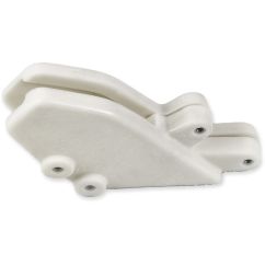 Guide chaîne UFO blanc translucide Kawasaki KX125/250