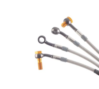 Durites de frein tressées prêtes à installer