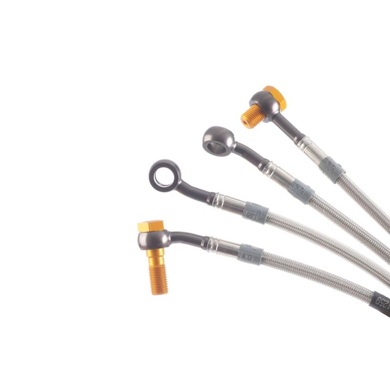 Durites de frein tressées prêtes à installer