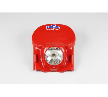 Plaque phare universelle UFO vintage rouge 1978-1989