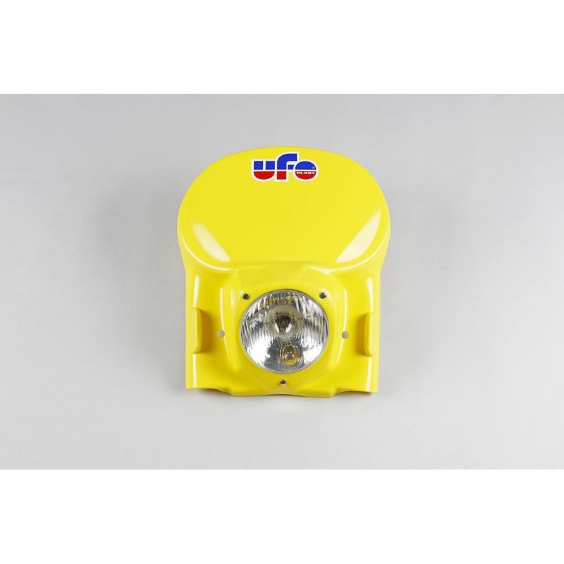 Plaque phare universelle UFO vintage jaune 1978-1990