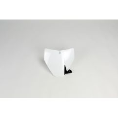 Plaque numéro frontale UFO blanc Husqvarna FC/TC