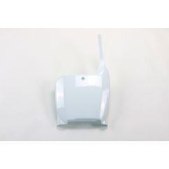 Plaque numéro frontale UFO blanc Honda