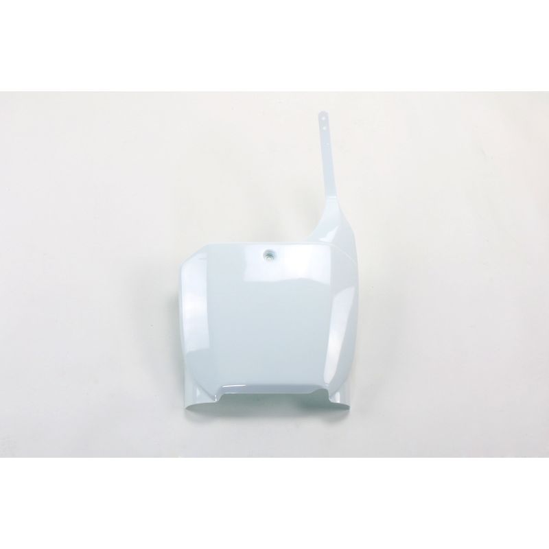 Plaque numéro frontale UFO blanc Honda