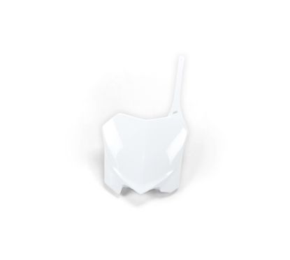 Plaque numéro frontale UFO blanc Honda CRF250R/450R