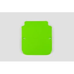 Plaque numéro frontale UFO vert Kawasaki