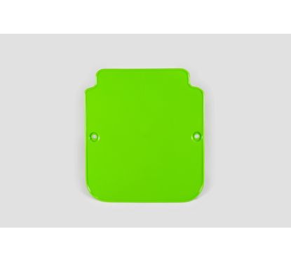 Plaque numéro frontale UFO vert Kawasaki