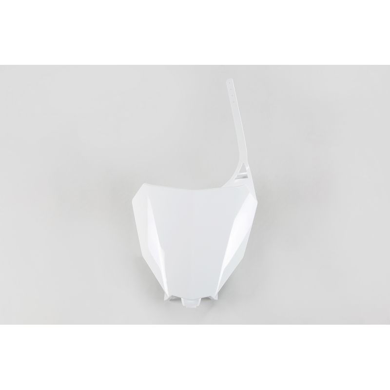 Plaque numéro frontale UFO blanc Honda CRF450R/RX