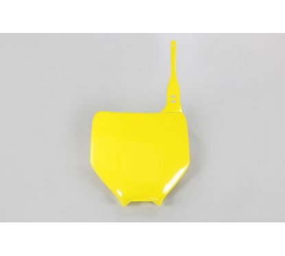 Plaque numéro frontale UFO jaune Suzuki RM-Z250