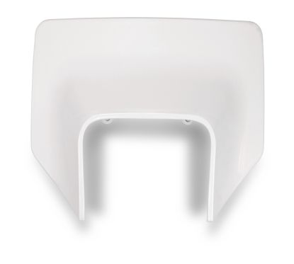 Plaque numéro frontale UFO Husqvarna blanc