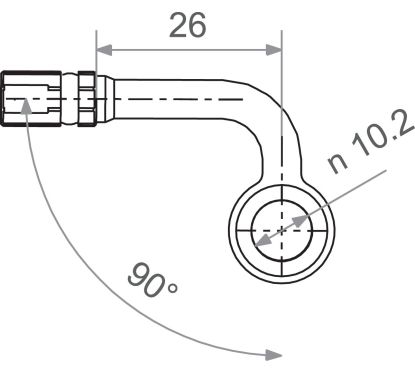 Raccord banjo Varioflex