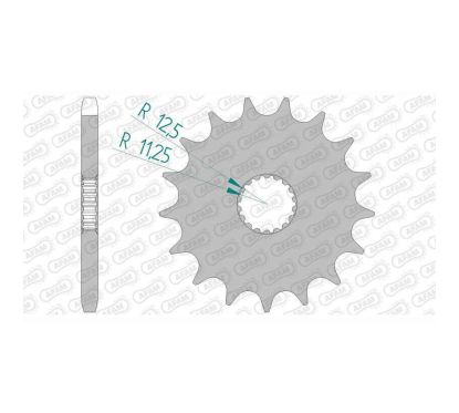 Pignon AFAM acier standard - 525
