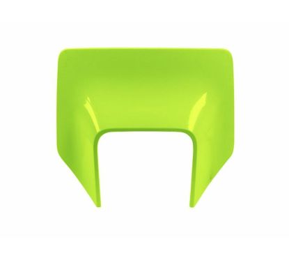 Plaque numéro frontale RACETECH jaune fluo Husqvarna TE/FE