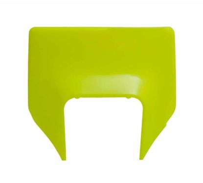 Plaque frontale RACETECH Neon Yellow Husqvarna