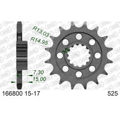 Pignon AFAM acier standard - 525