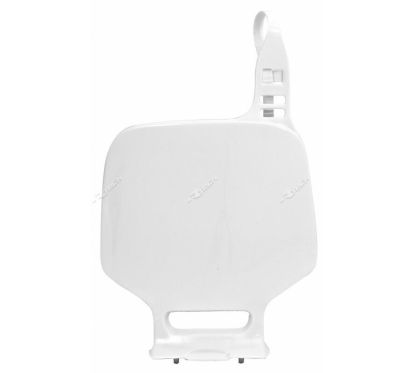 Plaque numéro frontale RACETECH blanc Yamaha YZ80/85