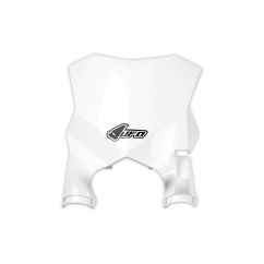 Plaque numéro frontale UFO Stadium blanc Kawasaki KX250F/450F