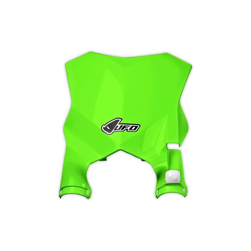 Plaque numéro frontale UFO Stadium vert fluo Kawasaki KX250/450F