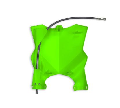 Plaque numéro frontale UFO Stadium vert fluo Kawasaki KX250/450F