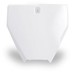 Plaque numéro frontale UFO blanc Husqvarna TC/FC