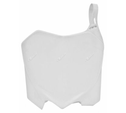 Plaque numéro frontale RACETECH blanc Honda CRF250R/450R