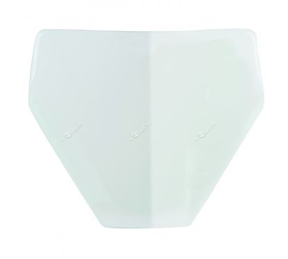 Plaque numéro frontale RACETECH blanc Husqvarna TC85