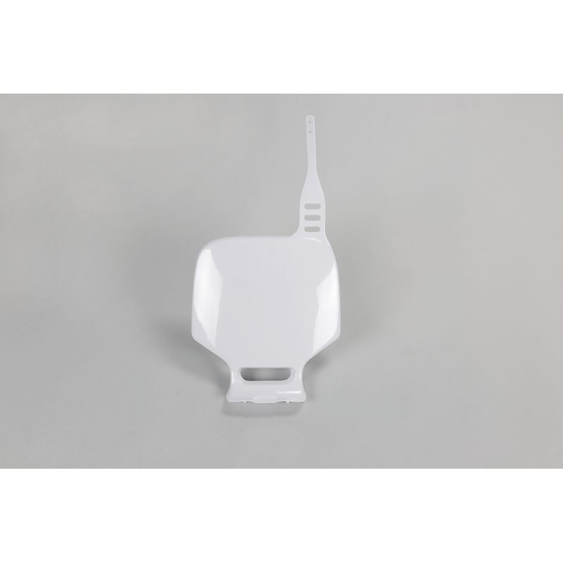 Plaque numéro frontale UFO blanc Yamaha YZ80/85