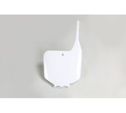 Plaque numéro frontale UFO blanc Honda