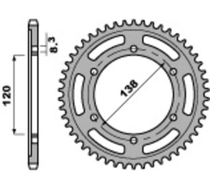 Couronne PBR acier standard - 525