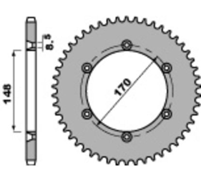 Couronne PBR acier standard - 525