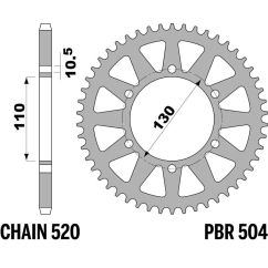 Couronne PBR alu renforcé - 520