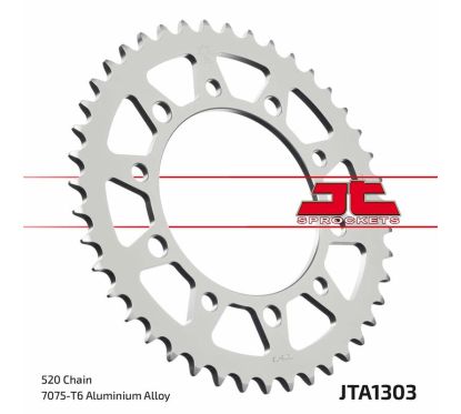 Couronne JT SPROCKETS alu standard - 520