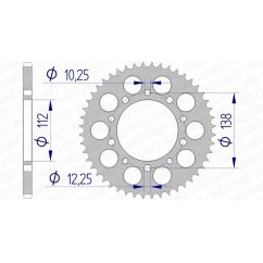 Couronne AFAM alu standard - 520