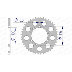 Couronne AFAM alu standard - 520