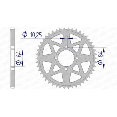 Couronne AFAM alu standard - 520