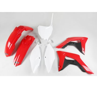 Kit plastique UFO origine (2017) rouge/noir/blanc Honda CRF450R