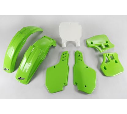Kit plastique UFO couleur origine Kawasaki KX500