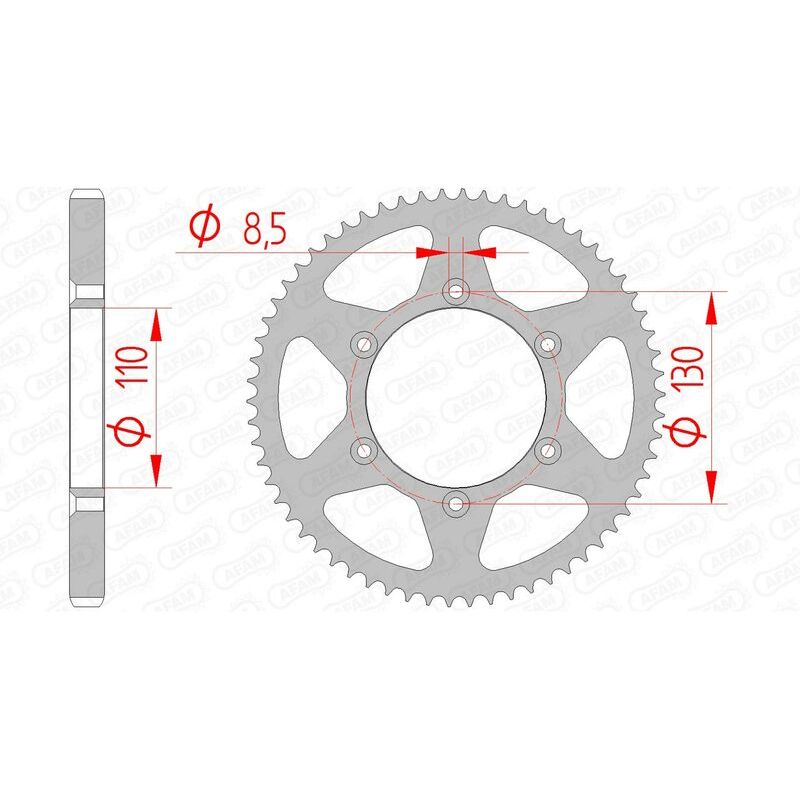 Couronne AFAM acier standard - 420