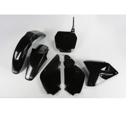 Kit plastique UFO noir Suzuki RM85