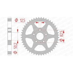 Couronne AFAM acier standard - 530