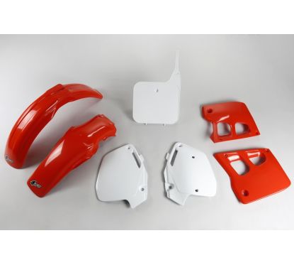 Kit plastique complet OEM 90 UFO - Rouge/Blanc