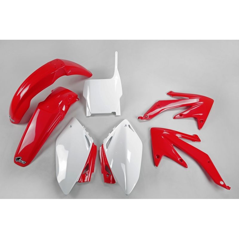Kit plastique UFO couleur origine rouge/blanc (2008) Honda CRF450R