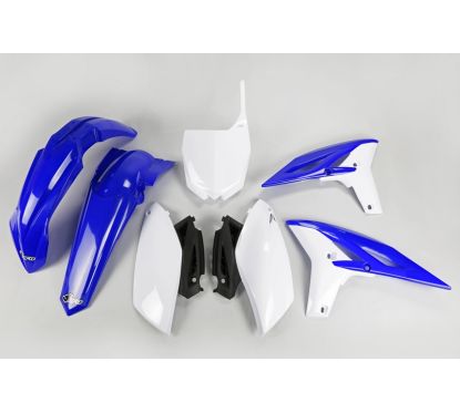 Kit plastique UFO couleur origine bleu/blanc Yamaha YZ250F