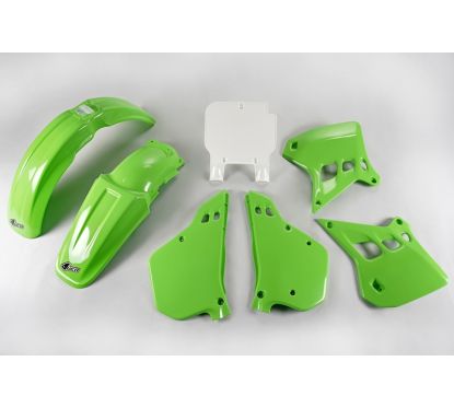 Kit plastique UFO couleur origine Kawasaki KX125