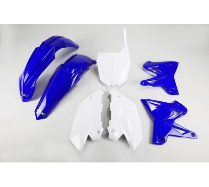 Kit plastique UFO réplica 4T restylé couleur origine bleu/blanc Yamaha YZ125/144/250