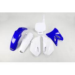 Kit plastique UFO couleur origine bleu/blanc Yamaha YZ85