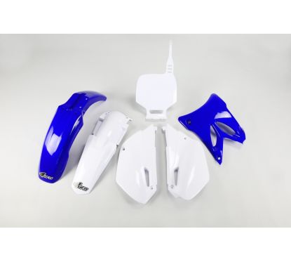Kit plastique UFO couleur origine bleu/blanc Yamaha YZ85